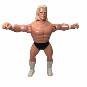 WWE Wrestling WCW Galoob Lex Luger 1998 Action Figure Vintage Toy PARTIAL ACTION